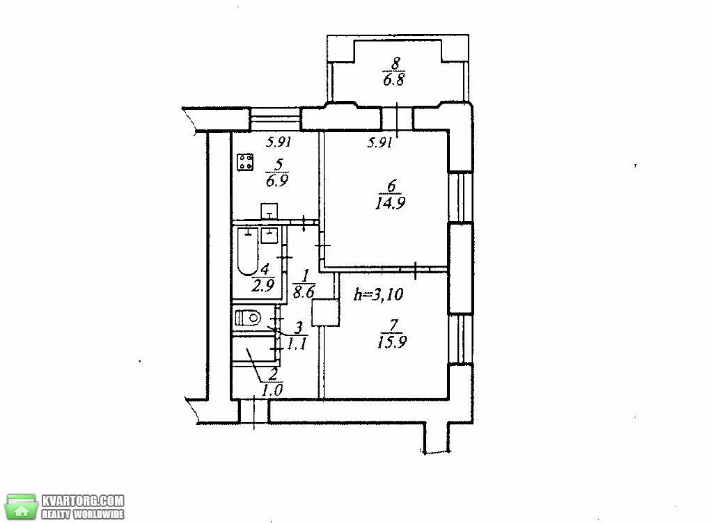 Sell 2-room apartment. Днепропетровск, Карла Маркса — photo 3
