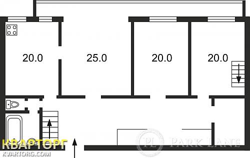 Sell 3-room apartment. Киев,  Заньковецкой — photo 2