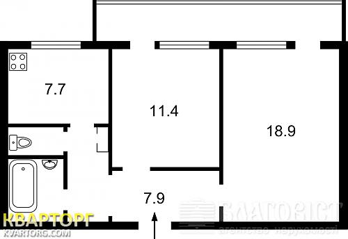 Sell 2-room apartment. Киев,  Григоровича-Барского — photo 2
