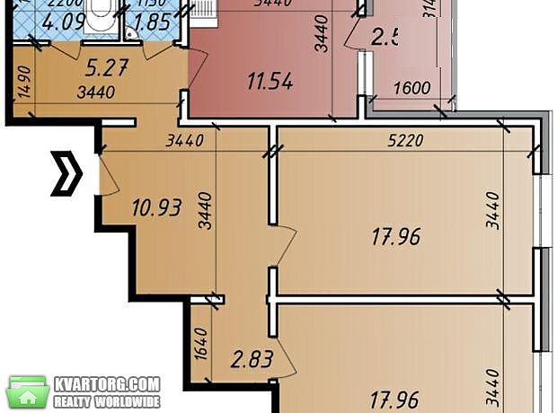 Sell 2-room apartment. Киев,  Глушкова пр — photo 2