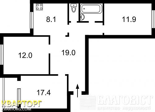 Sell 3-room apartment. Киев,  Градинская — photo 2