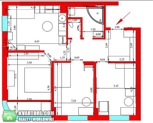 Sell 3-room apartment. Одесса, Средняя — photo 1