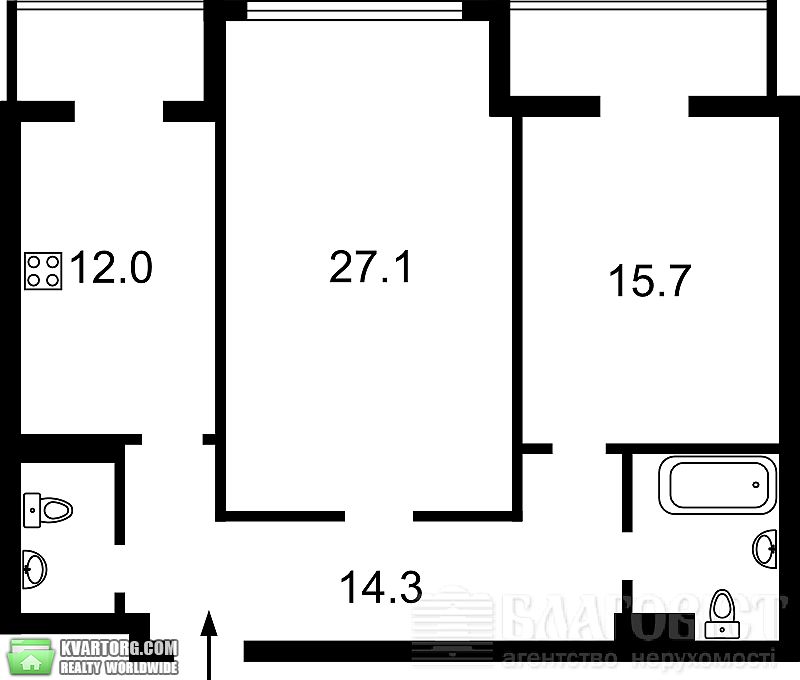 Sell 2-room apartment. Киев,  Щорса — photo 3