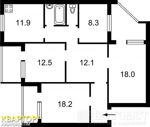 Sell 4-room apartment. Киев,  Ушакова — photo 2
