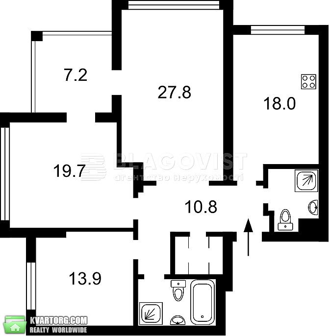 Sell 3-room apartment. Киев,  Оболонский пр — photo 4