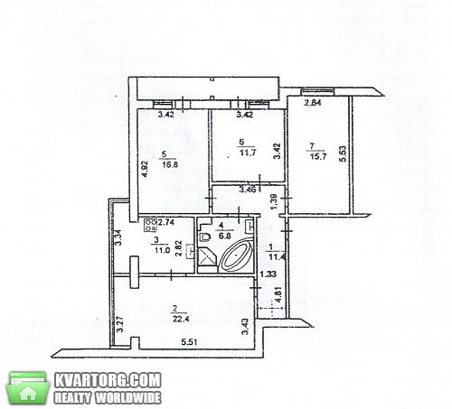 Sell 4-room apartment. Киев,  Радужная — photo 6