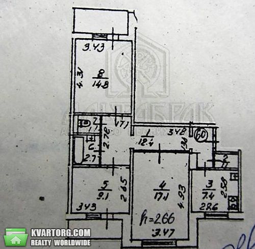 Sell 3-room apartment. Киев, Краснофлотская — photo 6