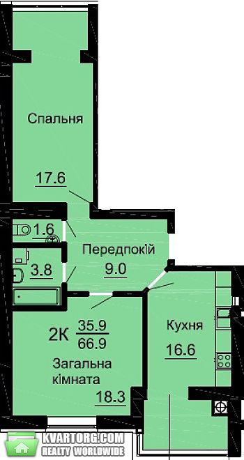 Sell 2-room apartment. Киев, Небесной Сотни — photo 5