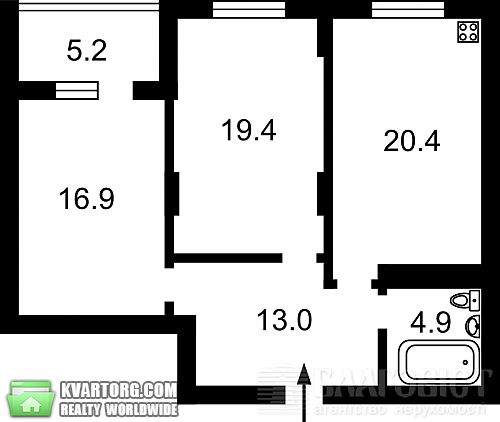 Sell 2-room apartment. Киев, Черновола — photo 6
