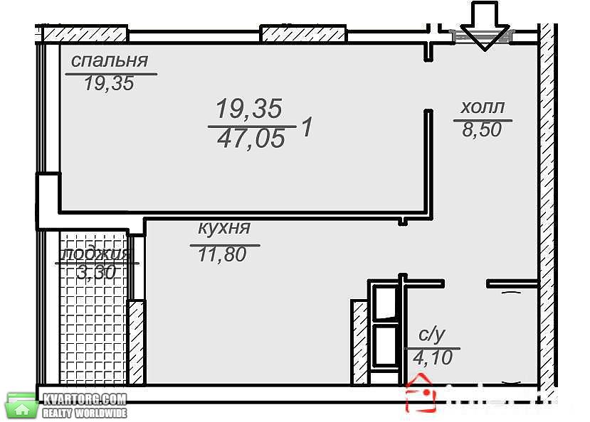 Sell 1-room apartment. Одесса, Французский бульвар — photo 4