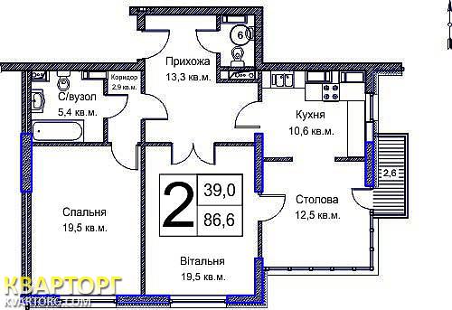 Sell 2-room apartment. Киев, Димитрова — photo 2