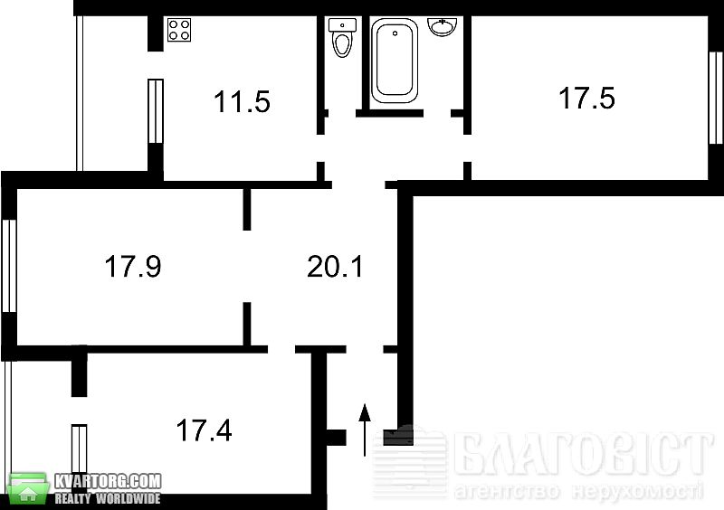 Sell 3-room apartment. Киев, Ващенка.Г — photo 2