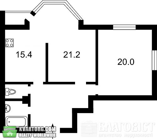 Sell 2-room apartment. Киев, Волынская — photo 1