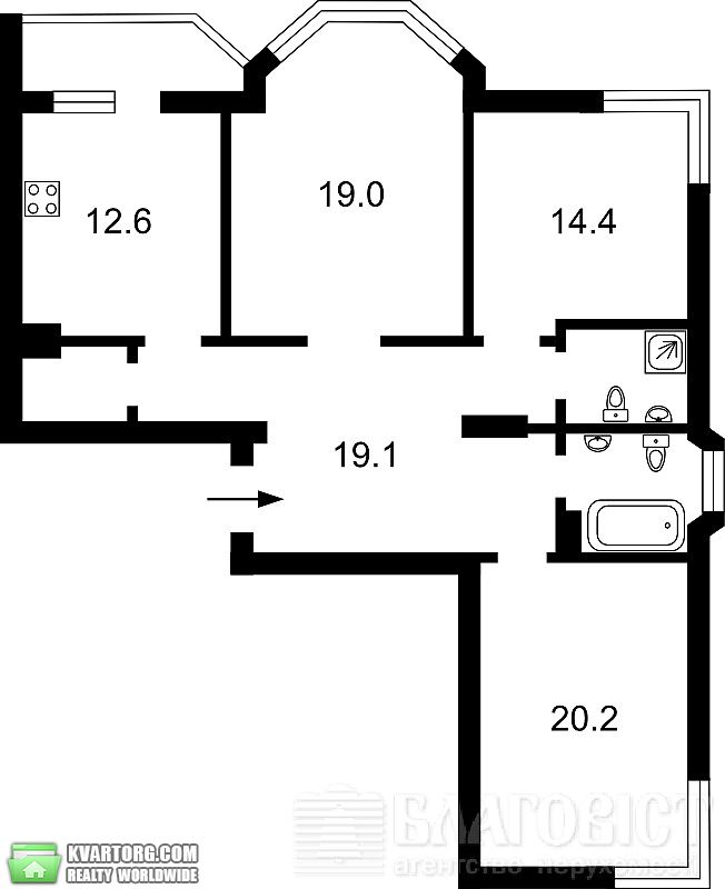 Sell 3-room apartment. Киев,  Чавдар — photo 3