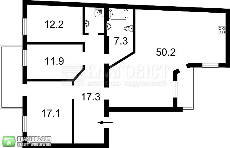 Sell 4-room apartment. Киев,  Шота Руставели — photo 7