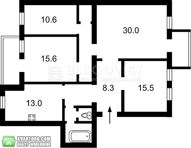 Sell 4-room apartment. Киев,  Воровского — photo 9