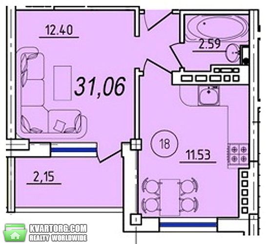 Sell 1-room apartment. Одесса, Бочарова — photo 1