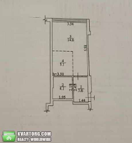 Sell 1-room apartment. Киев, Максимовича — photo 4