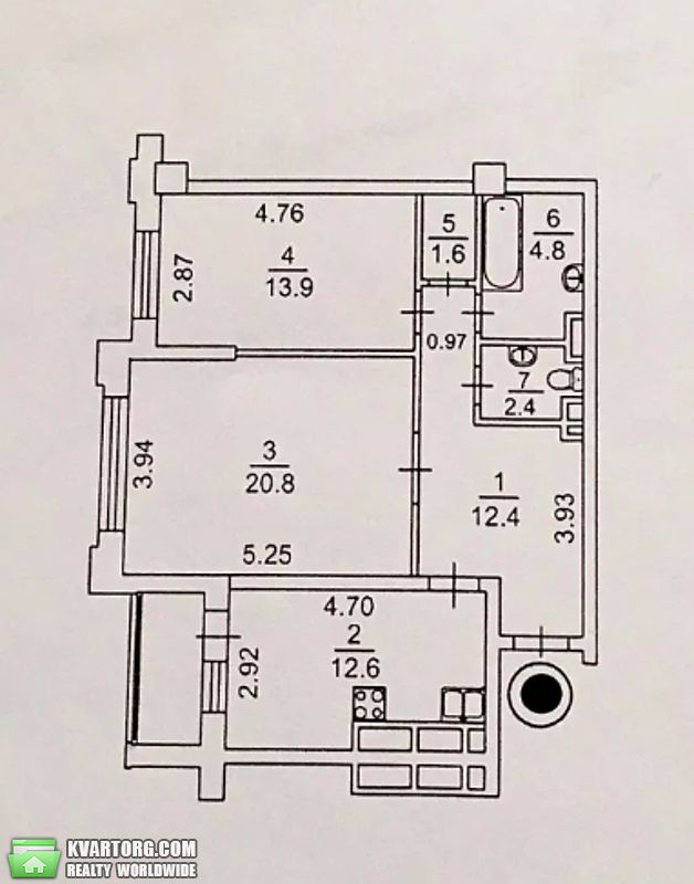 Sell 2-room apartment. Киев,  Днепровская наб — photo 9