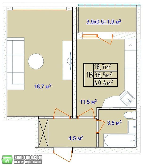 Sell 1-room apartment. Одесса, Фонтанская дорога — photo 7