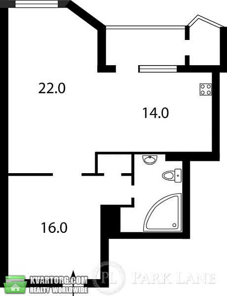 Sell 1-room apartment. Киев, Кудряшова — photo 8