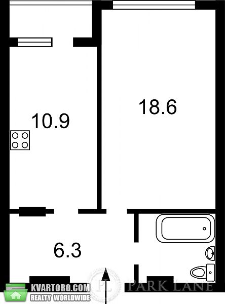 Sell 1-room apartment. Киев, Ужвий — photo 2