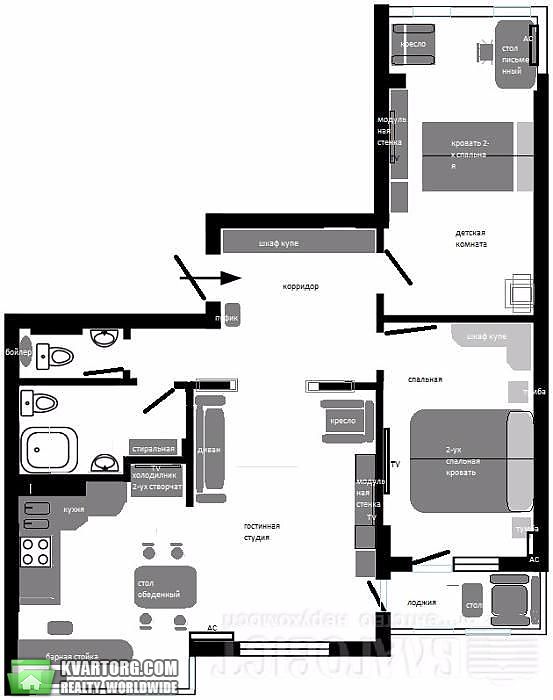 Sell 3-room apartment. Киев,  Драгоманова — photo 2
