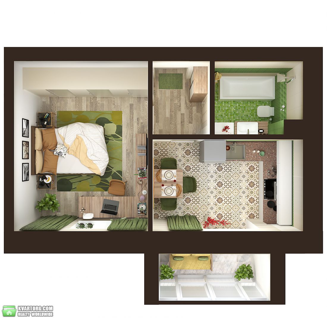 Sell 1-room apartment. Киев, волошкова — photo 5