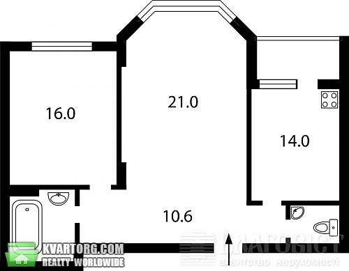 Sell 2-room apartment. Киев, Гмыри — photo 7