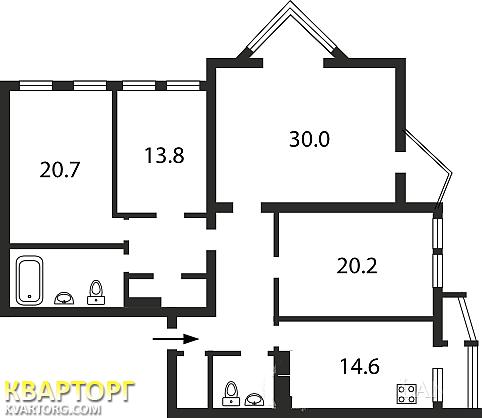 Sell 3-room apartment. Киев,  Мильчакова — photo 1