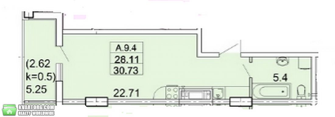 Sell 1-room apartment. Одесса, Фонтанская дор. — photo 1