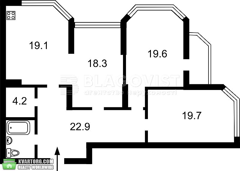 Sell 3-room apartment. Киев,  Щорса — photo 1