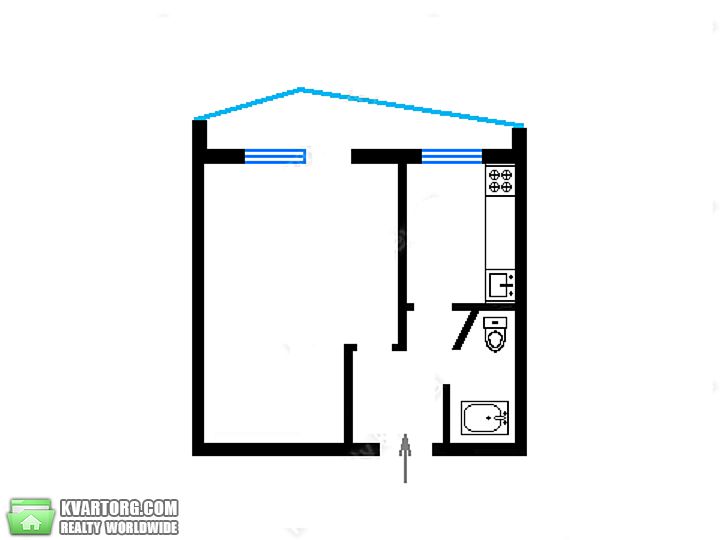 Sell 1-room apartment. Киев, пер. Делегатский — photo 5