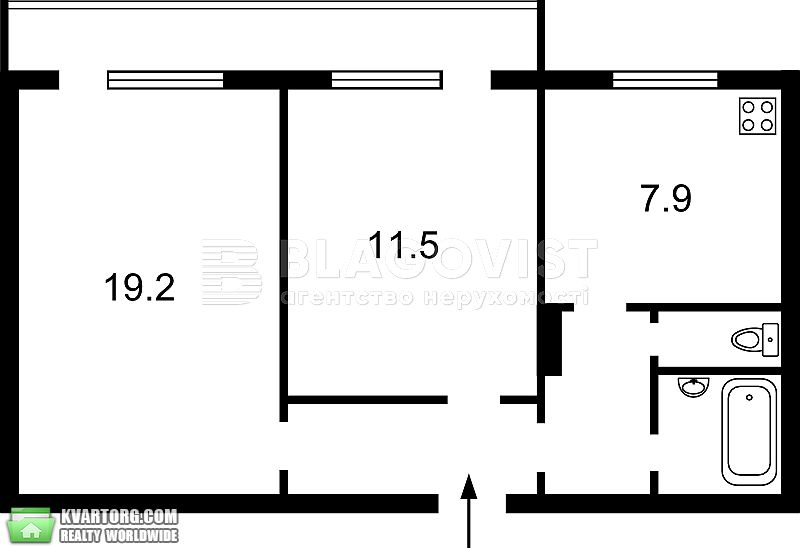 Sell 2-room apartment. Киев,  Ломоносова — photo 3