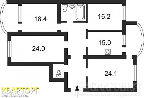 Sell 3-room apartment. Киев,  Тимошенко — photo 4