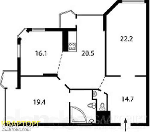 Sell 3-room apartment. Киев,  Кудряшова — photo 2