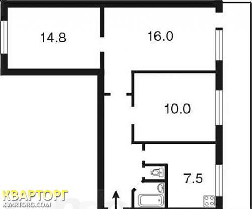 Sell 3-room apartment. Киев, Краснозвездный — photo 1