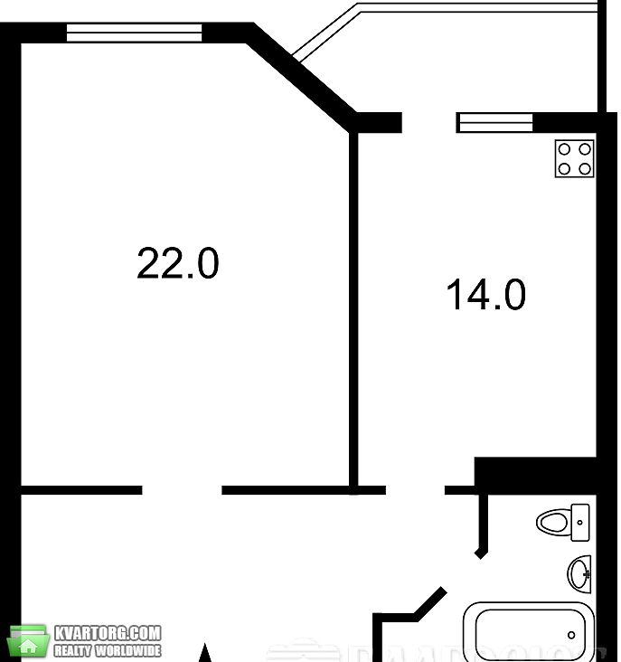 Sell 1-room apartment. Киев, Лайоша Гавро — photo 2