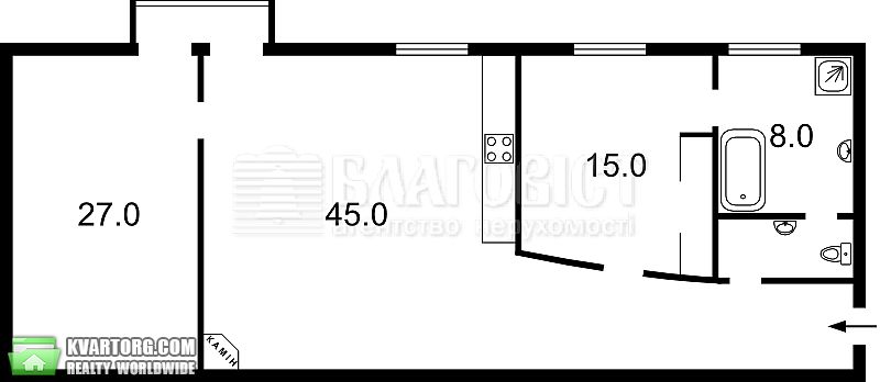 Rent out 3-room apartment. Киев,  Липская — photo 2