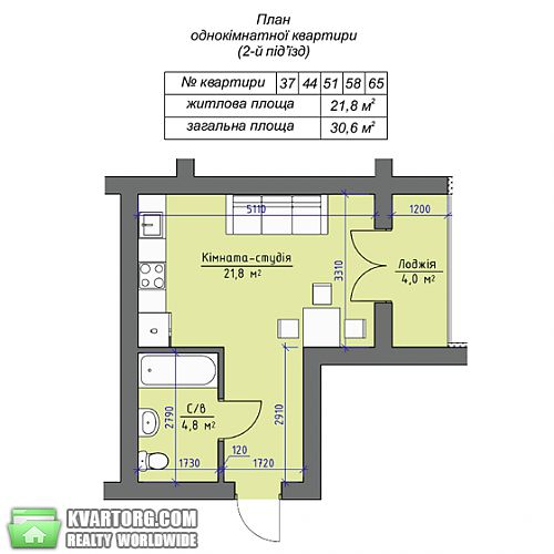 Sell 1-room apartment. Киев, Большая Окружная — photo 2