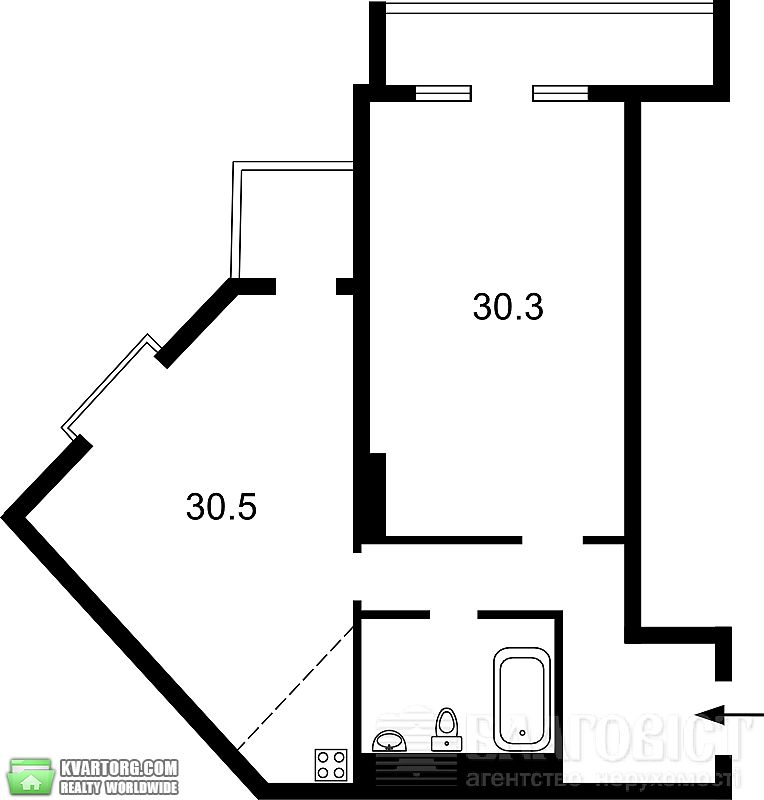 Sell 2-room apartment. Киев,  Щорса — photo 3