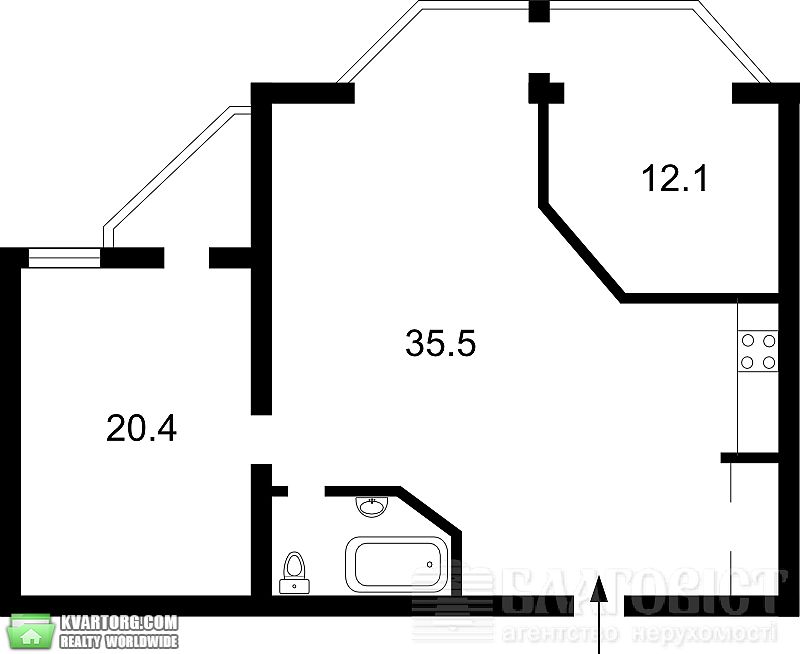 Sell 3-room apartment. Киев,  Ломоносова — photo 2