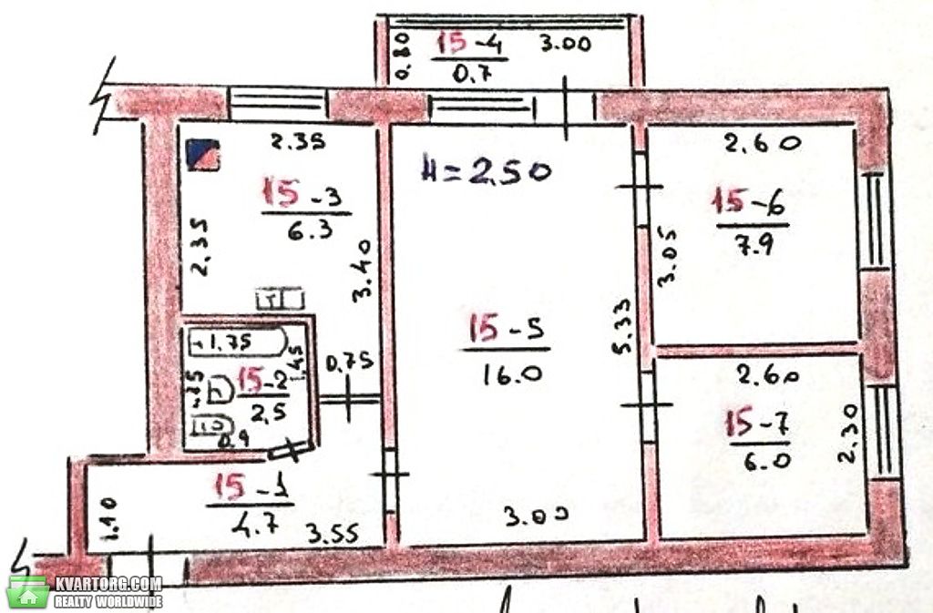 Sell 3-room apartment. Одесса, Победы — photo 10