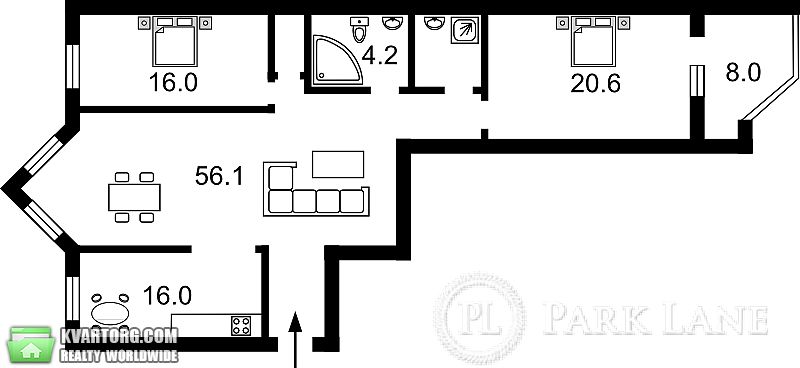 Sell 3-room apartment. Киев,  Саперно-Слободская — photo 2
