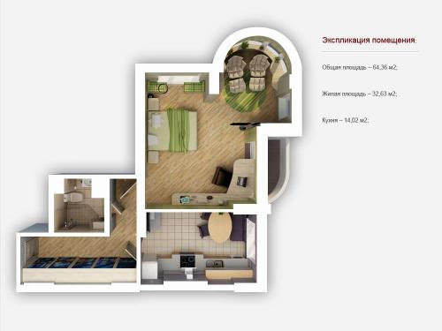 продам 1-комнатную квартиру. Киев,  Драгомирова Михаила - фото 2