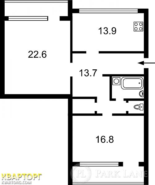 Sell 2-room apartment. Киев,  Грушевского — photo 3