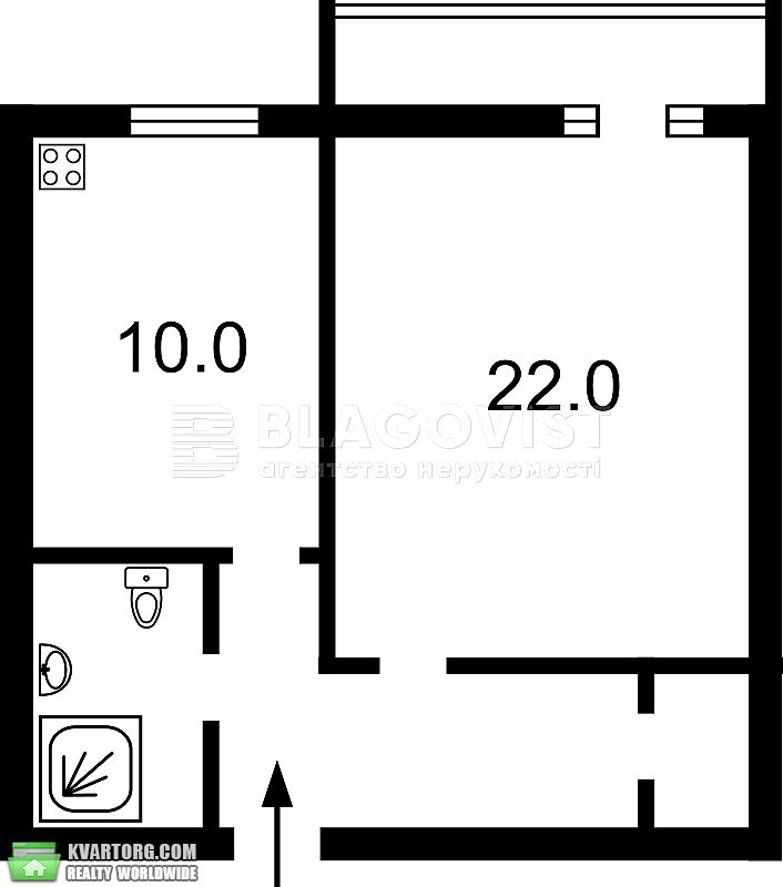 Sell 1-room apartment. Киев,  Владимирская — photo 6