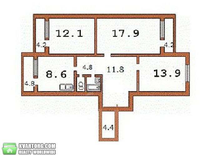 Sell 3-room apartment. Киев,  Бальзака — photo 7