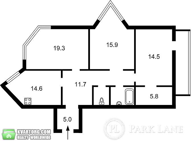 Sell 3-room apartment. Киев,  Харьковское шоссе — photo 2