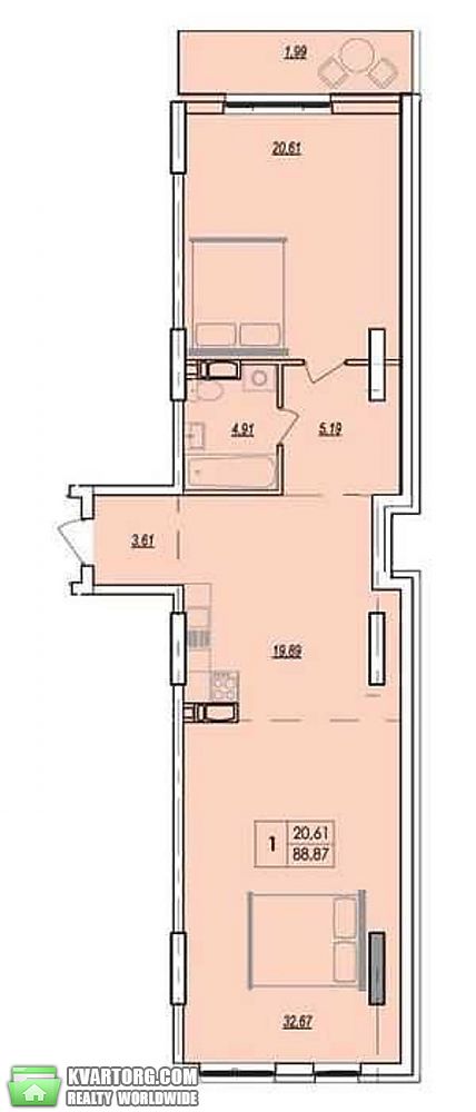 Sell 2-room apartment. Киев,  Бажана — photo 6